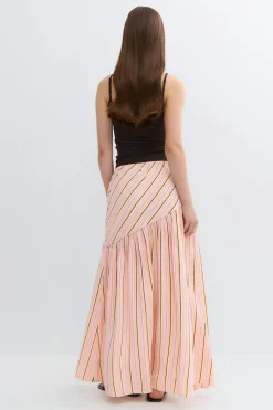 Dropped waist skirt