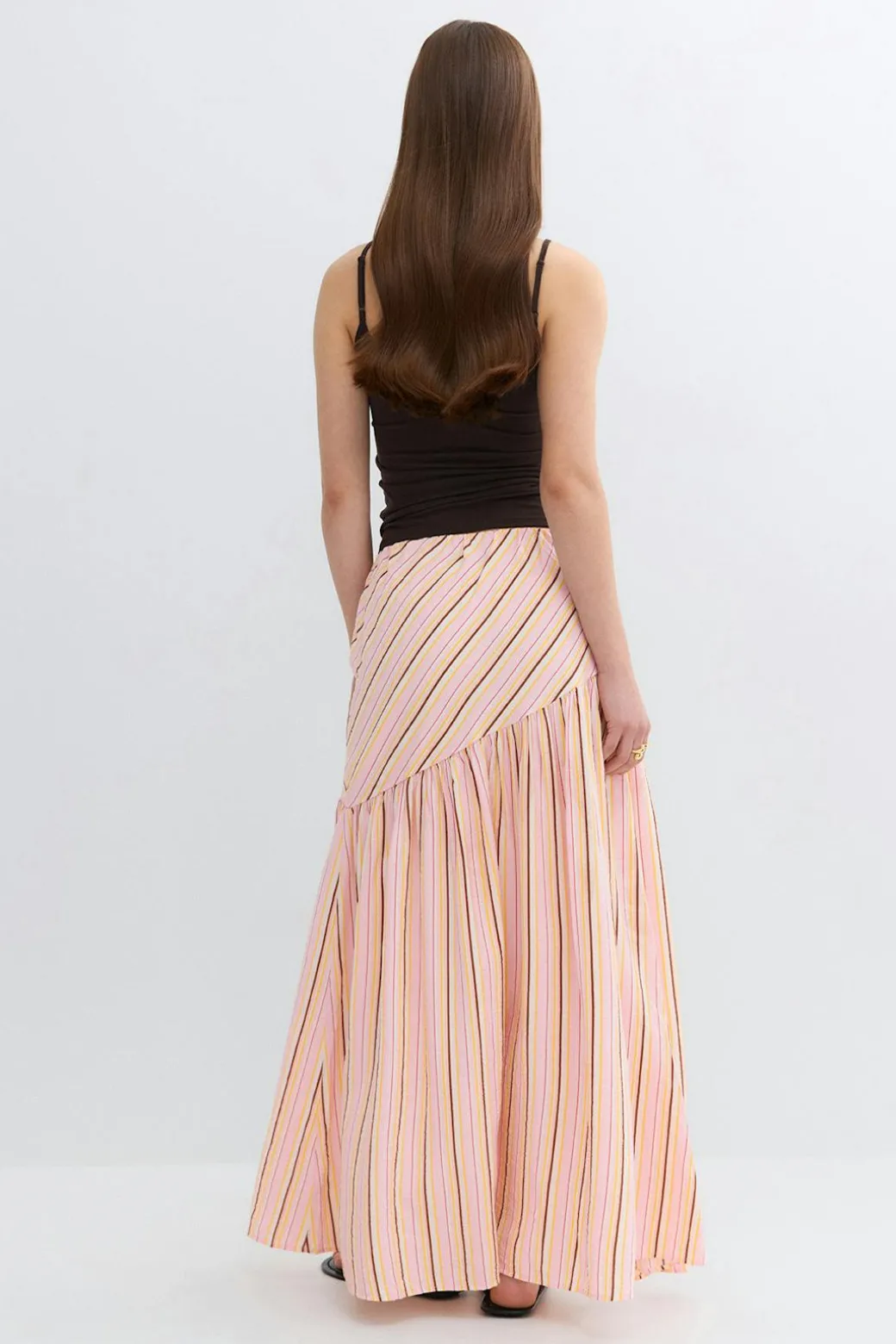 Dropped waist skirt
