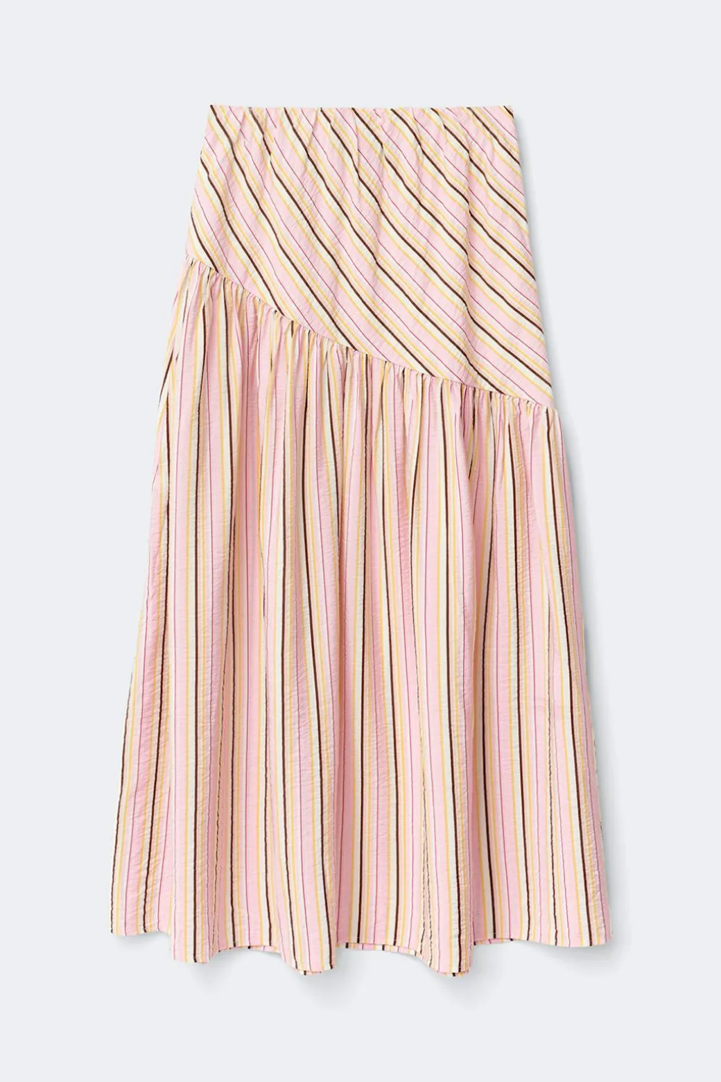 Dropped waist skirt