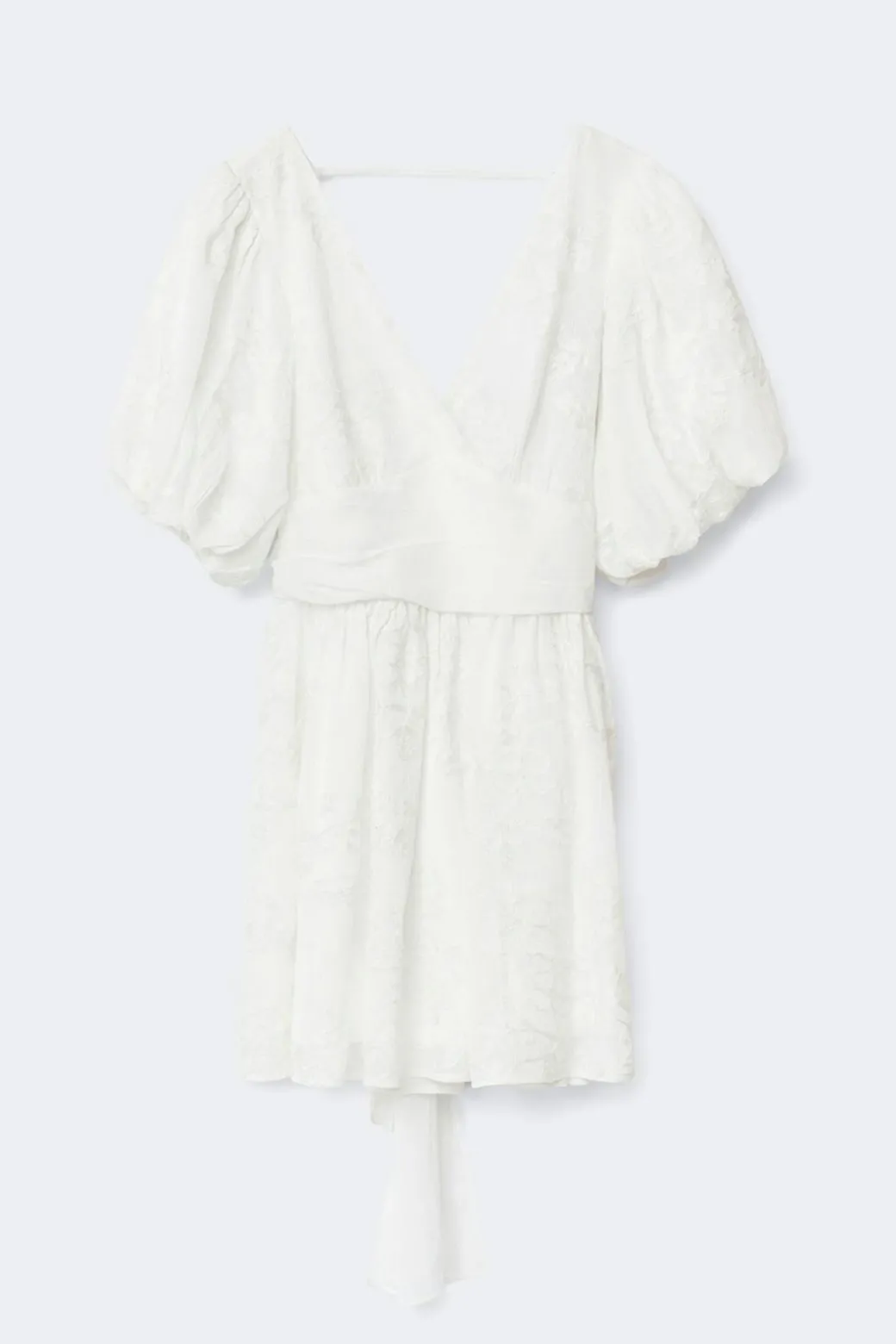 Embroidered mini dress