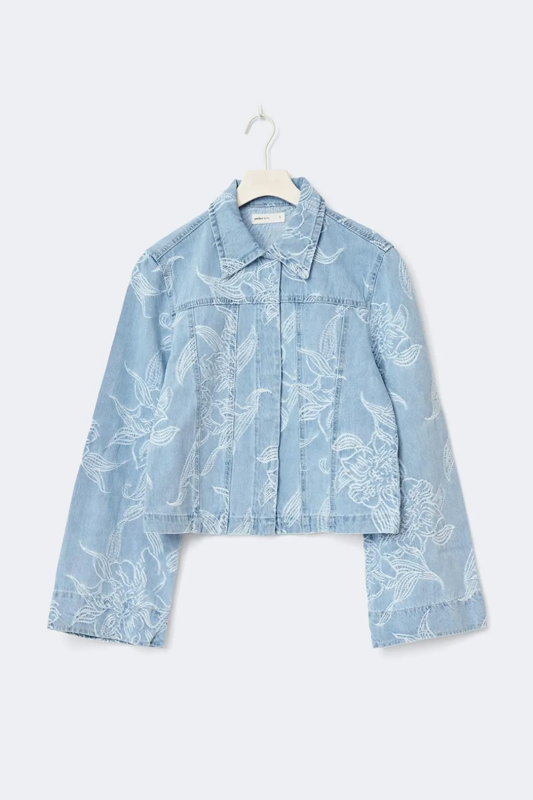 Embroidery denim shirt