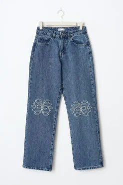 Embroidery jeans