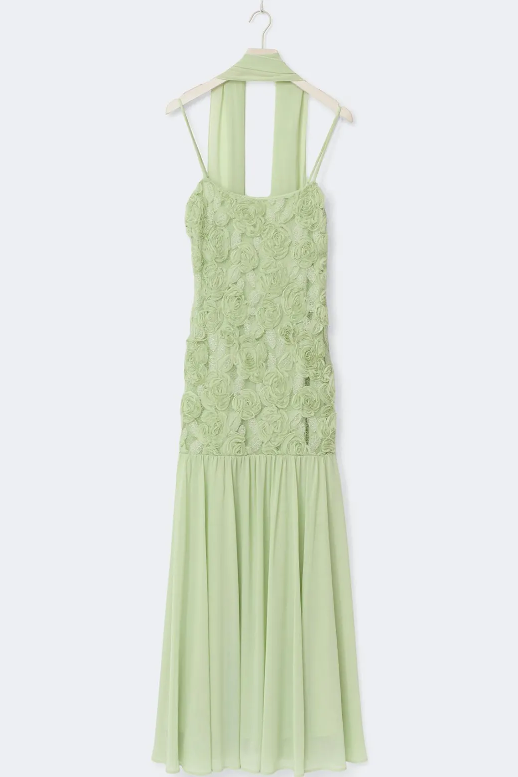 Embroidery maxi dress