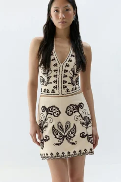 Embroidery skirt