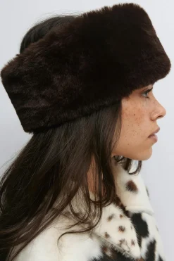 Faux fur headband