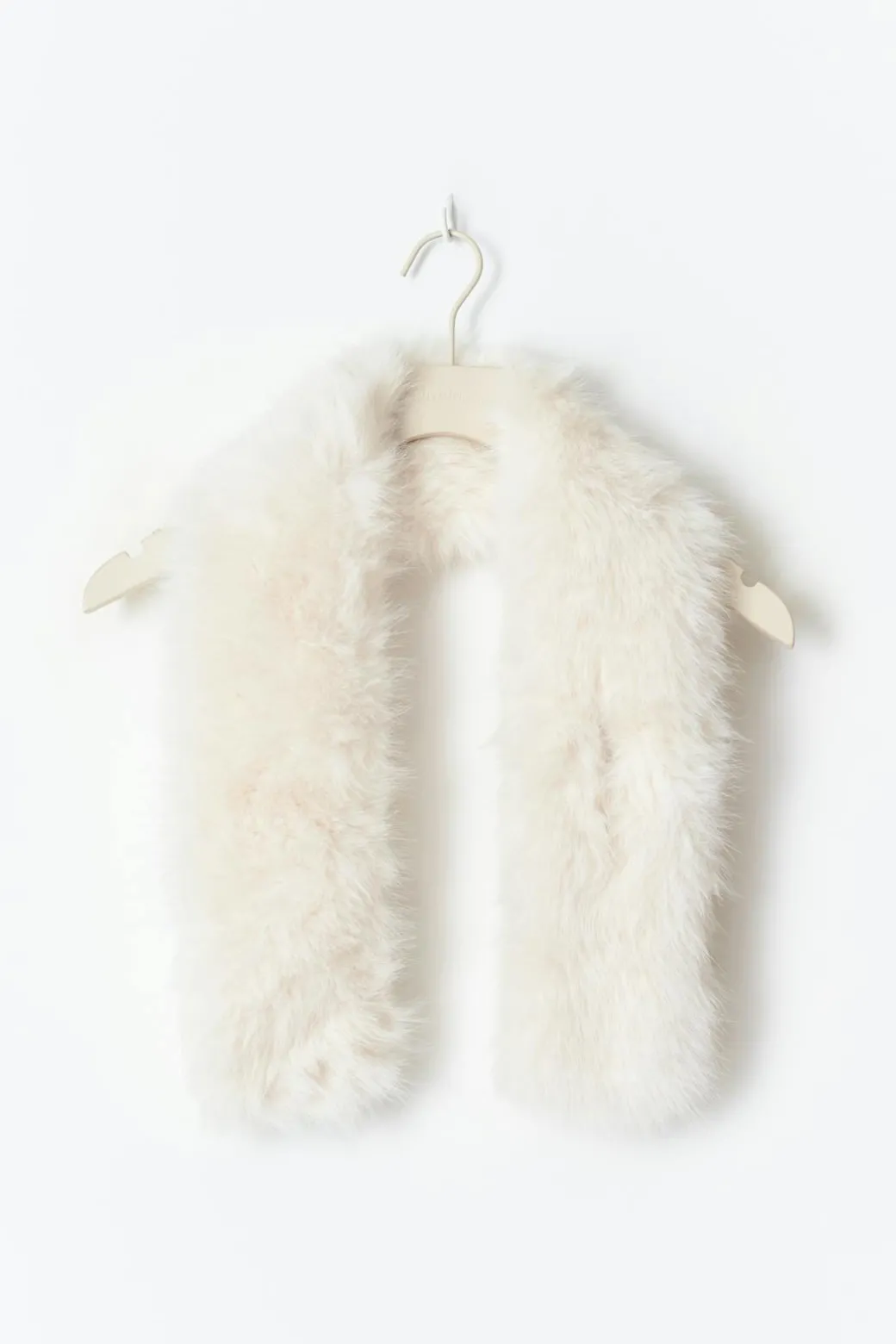 Faux fur plush scarf