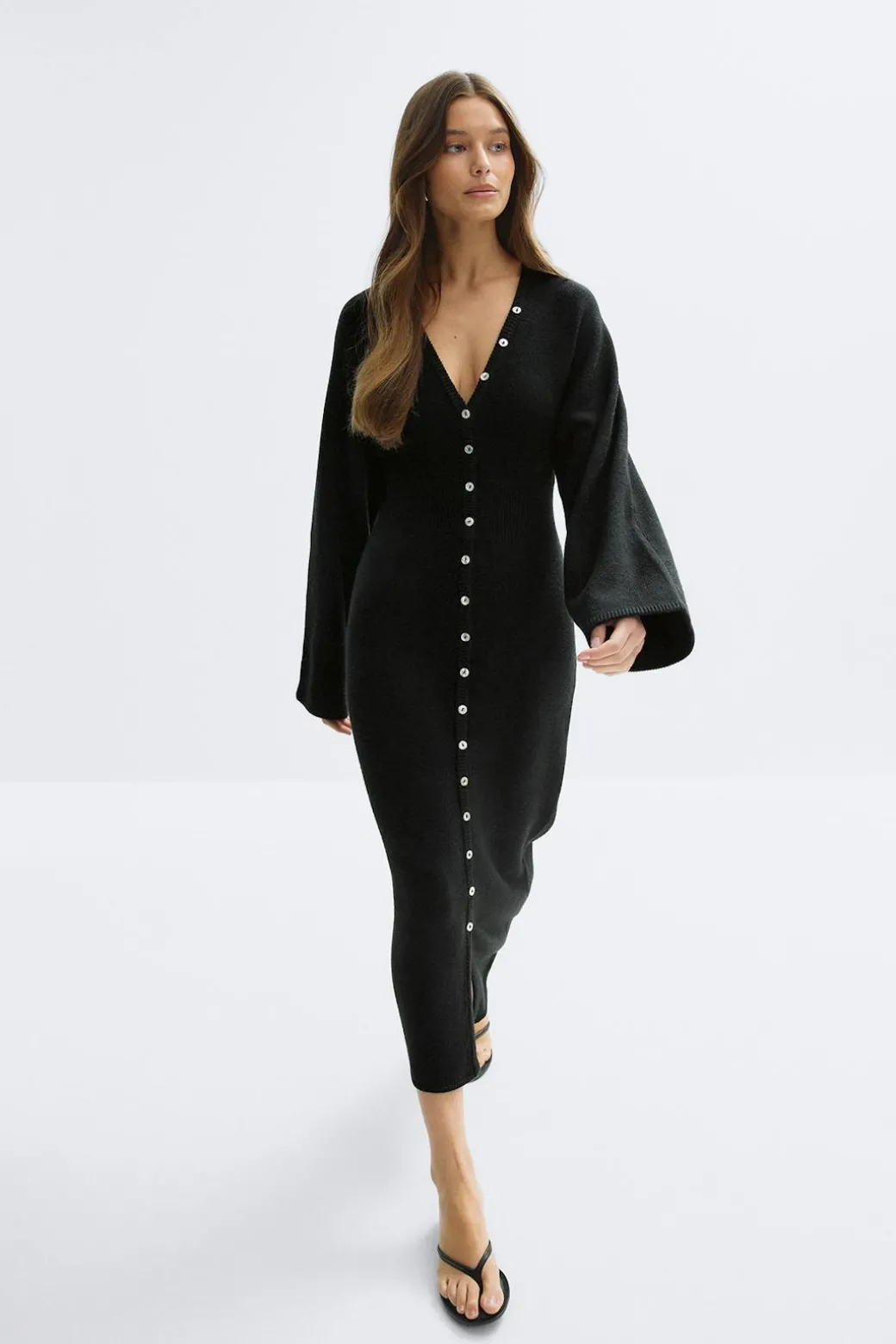 Fitted knitted dress