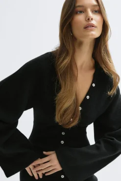 Fitted knitted dress
