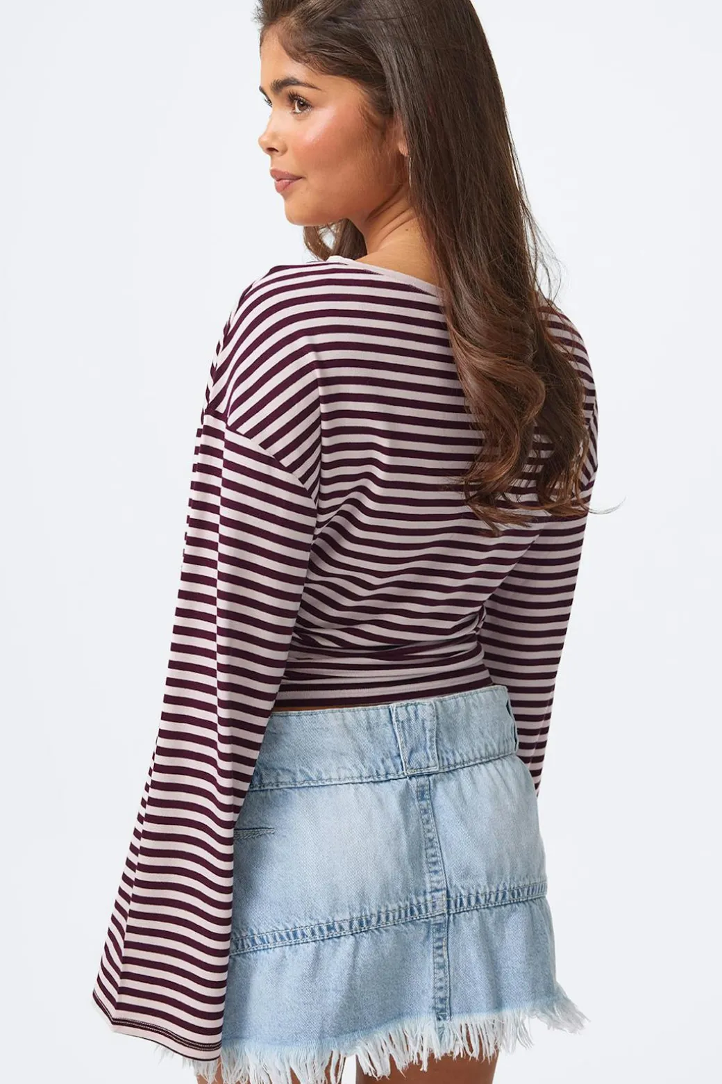 14+ fitted long sleeve top
