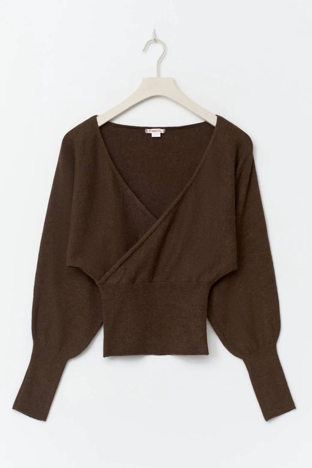 14+ fitted wrap sweater