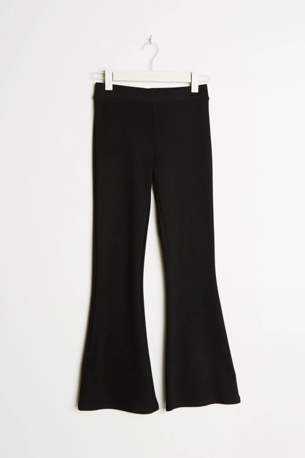 Flare petite jersey trousers