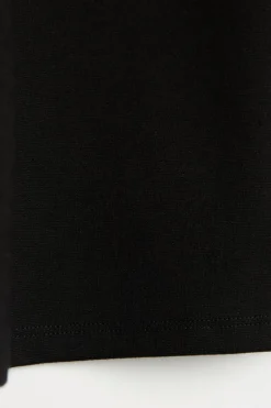 Flare petite jersey trousers