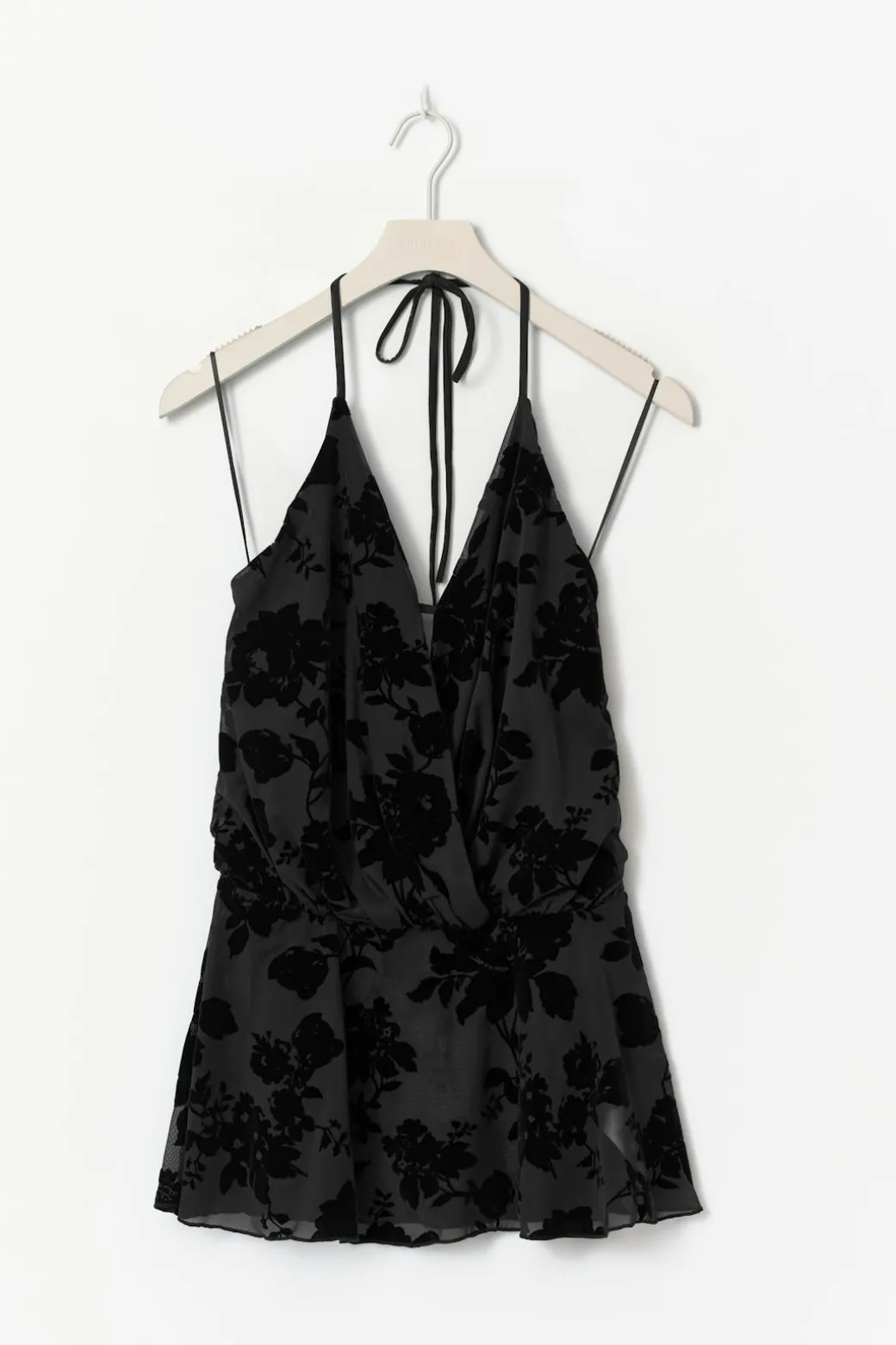 Floral halterneck top