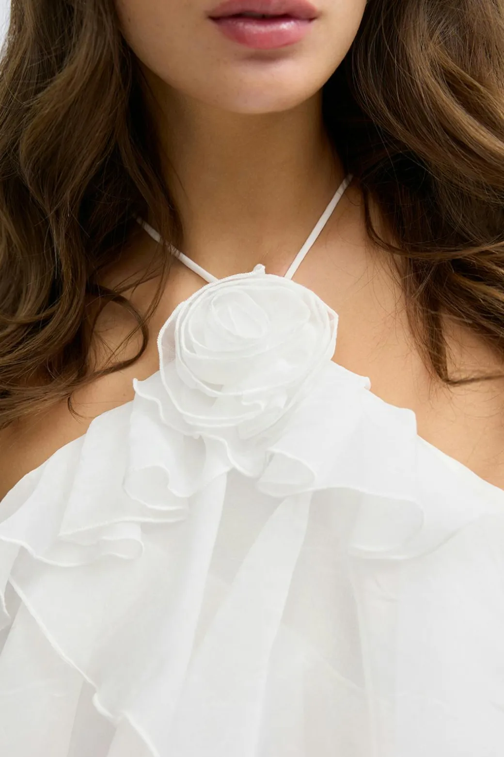 Frill mini dress