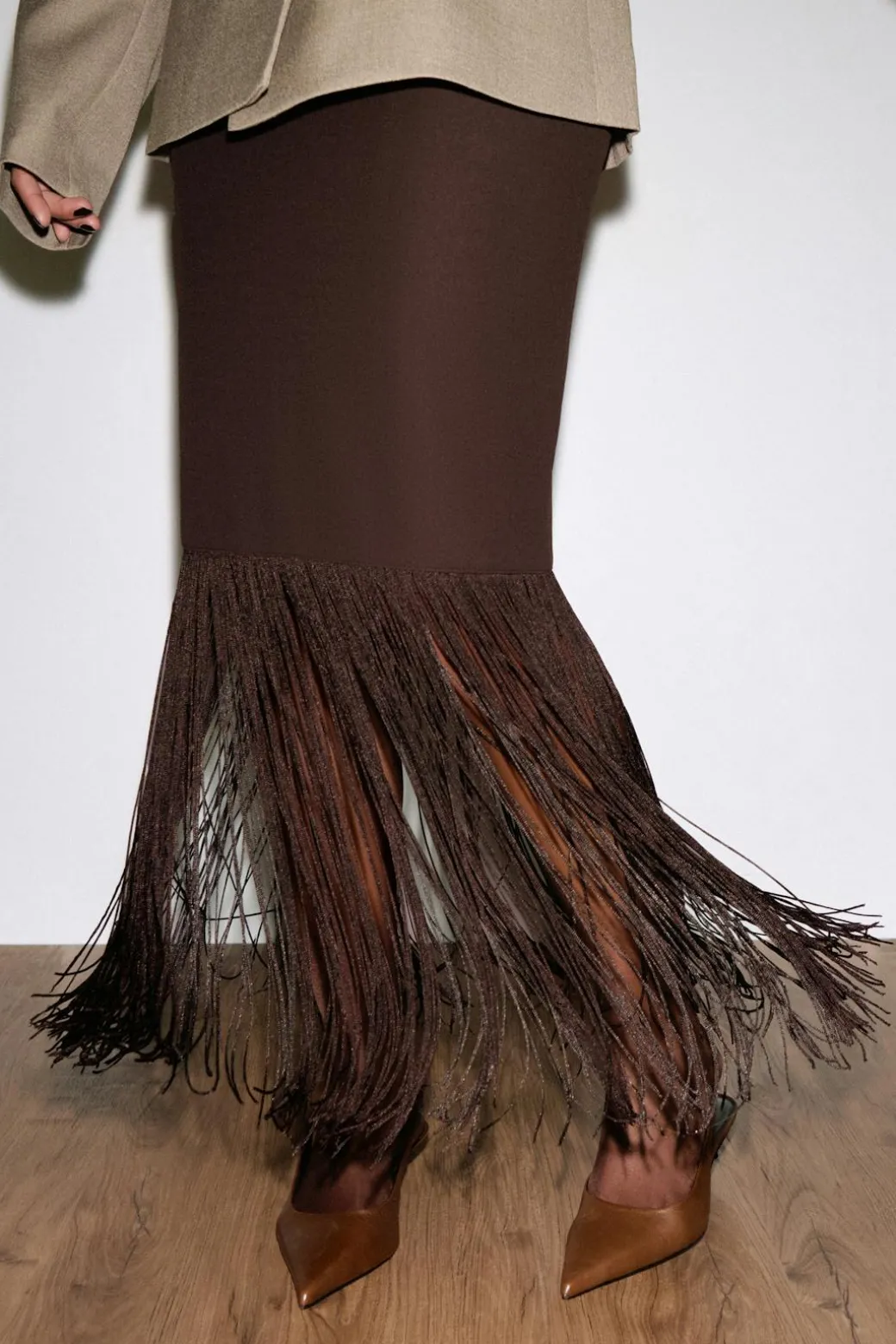 Fringe skirt