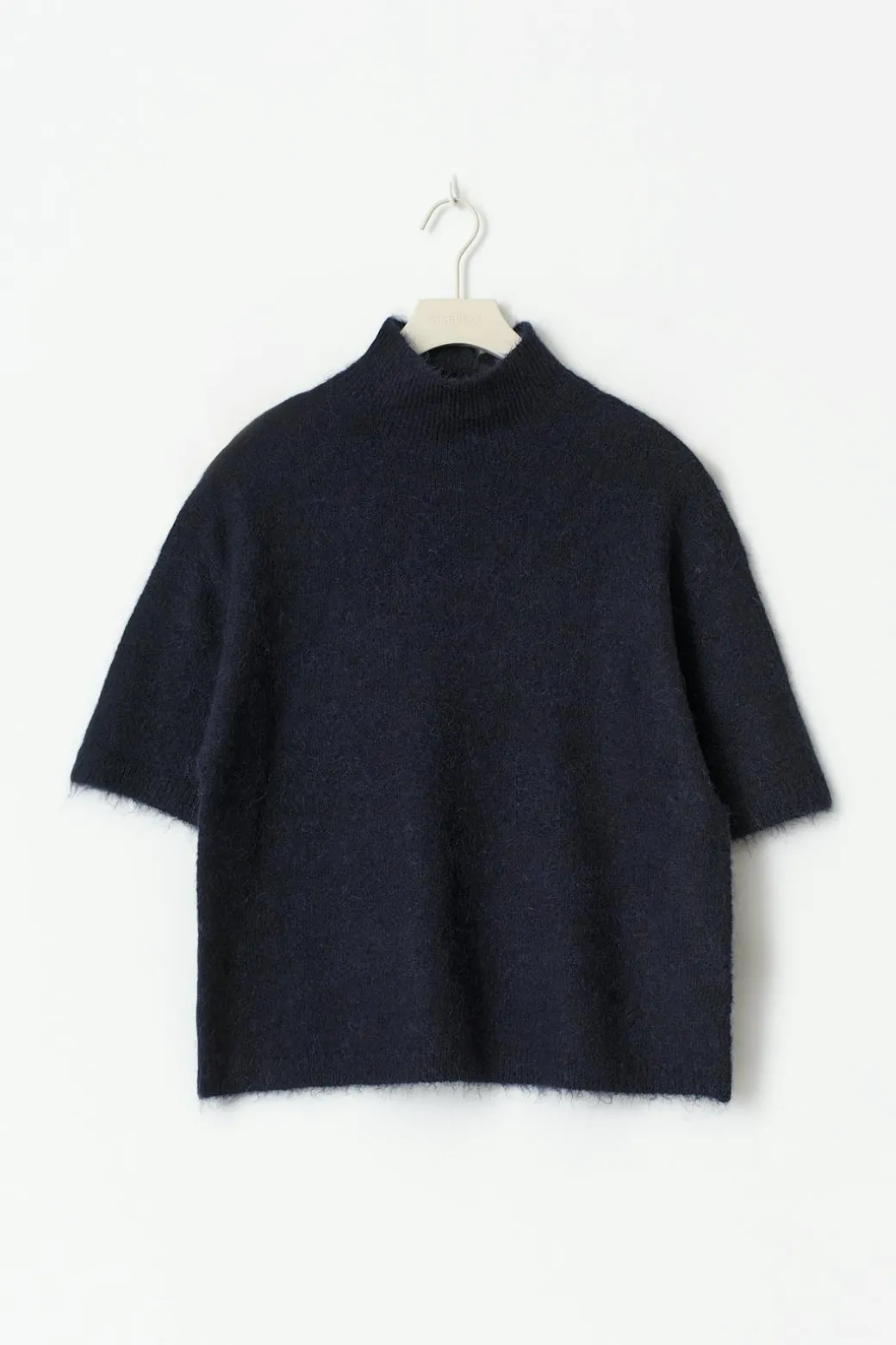 Funnel neck knitted top