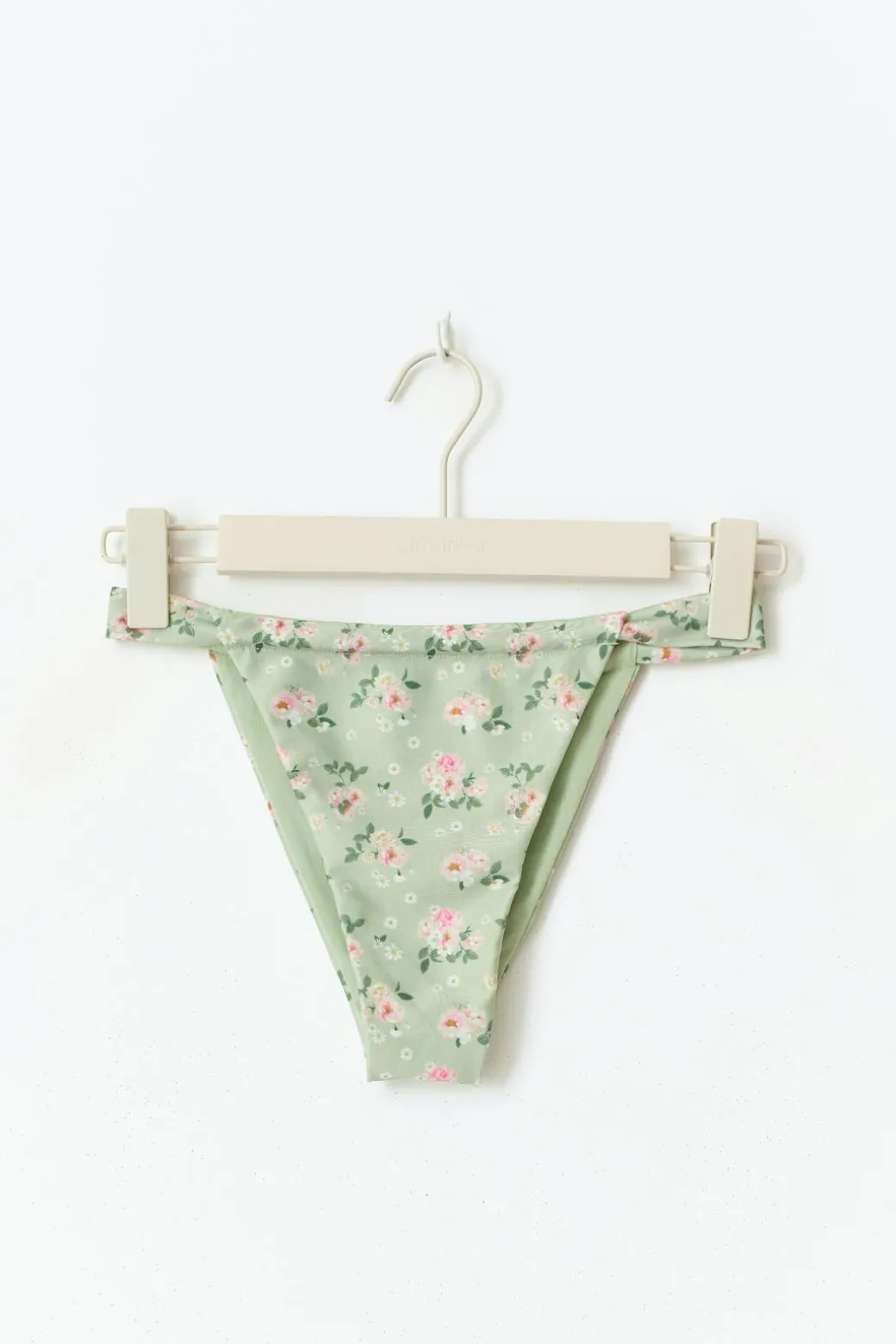 Gathered bikini tanga