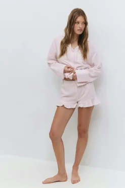 Gauze homewear shorts