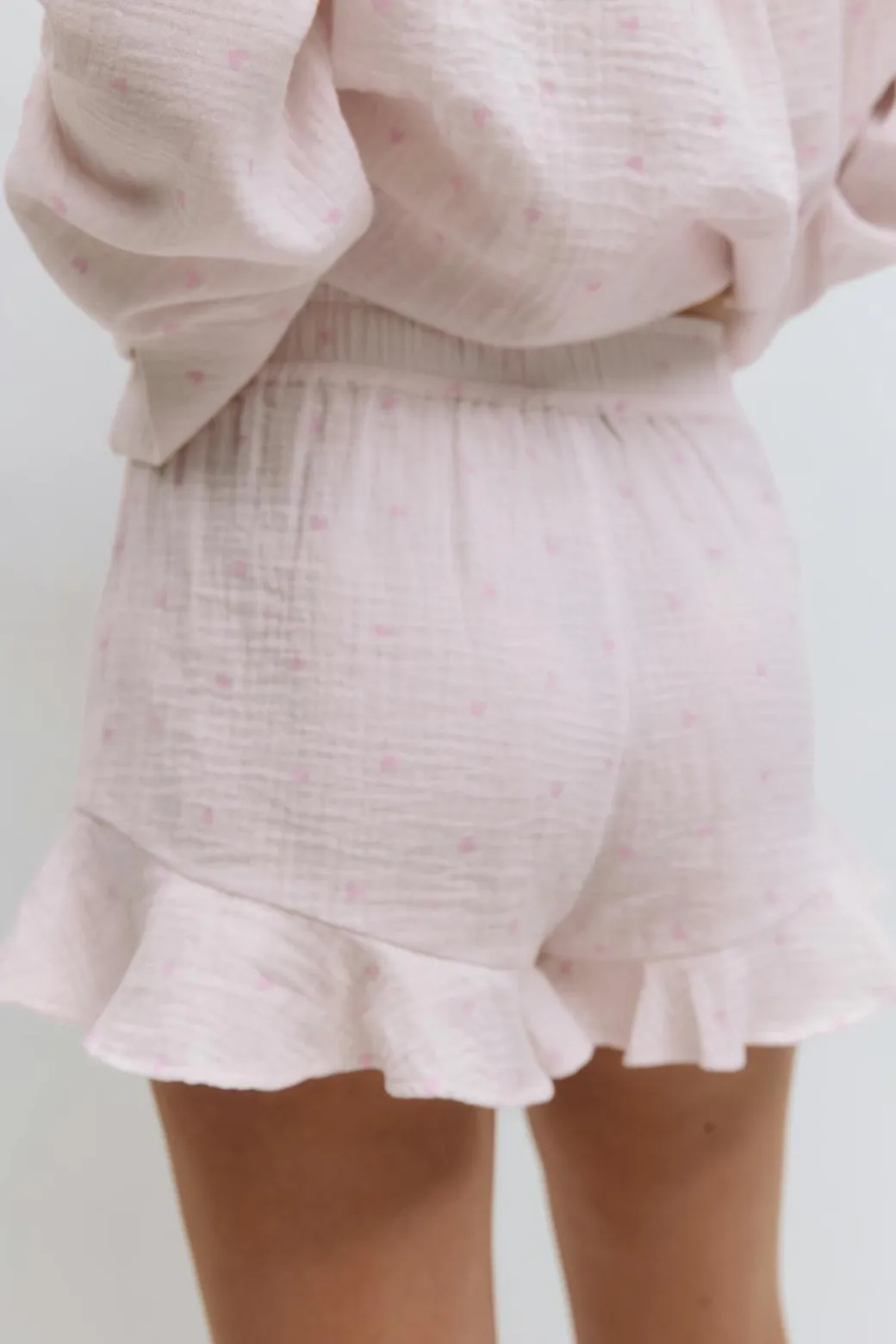 Gauze homewear shorts