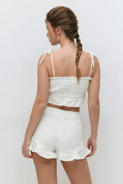 Gauze homewear shorts