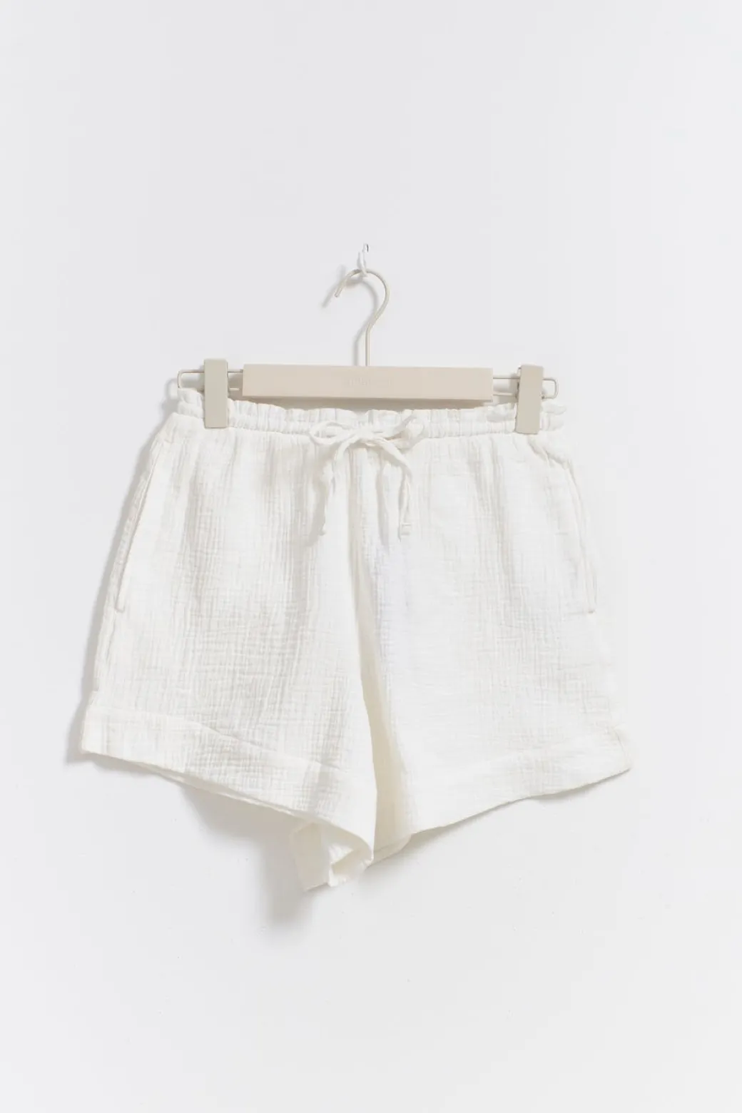 Gauze shorts