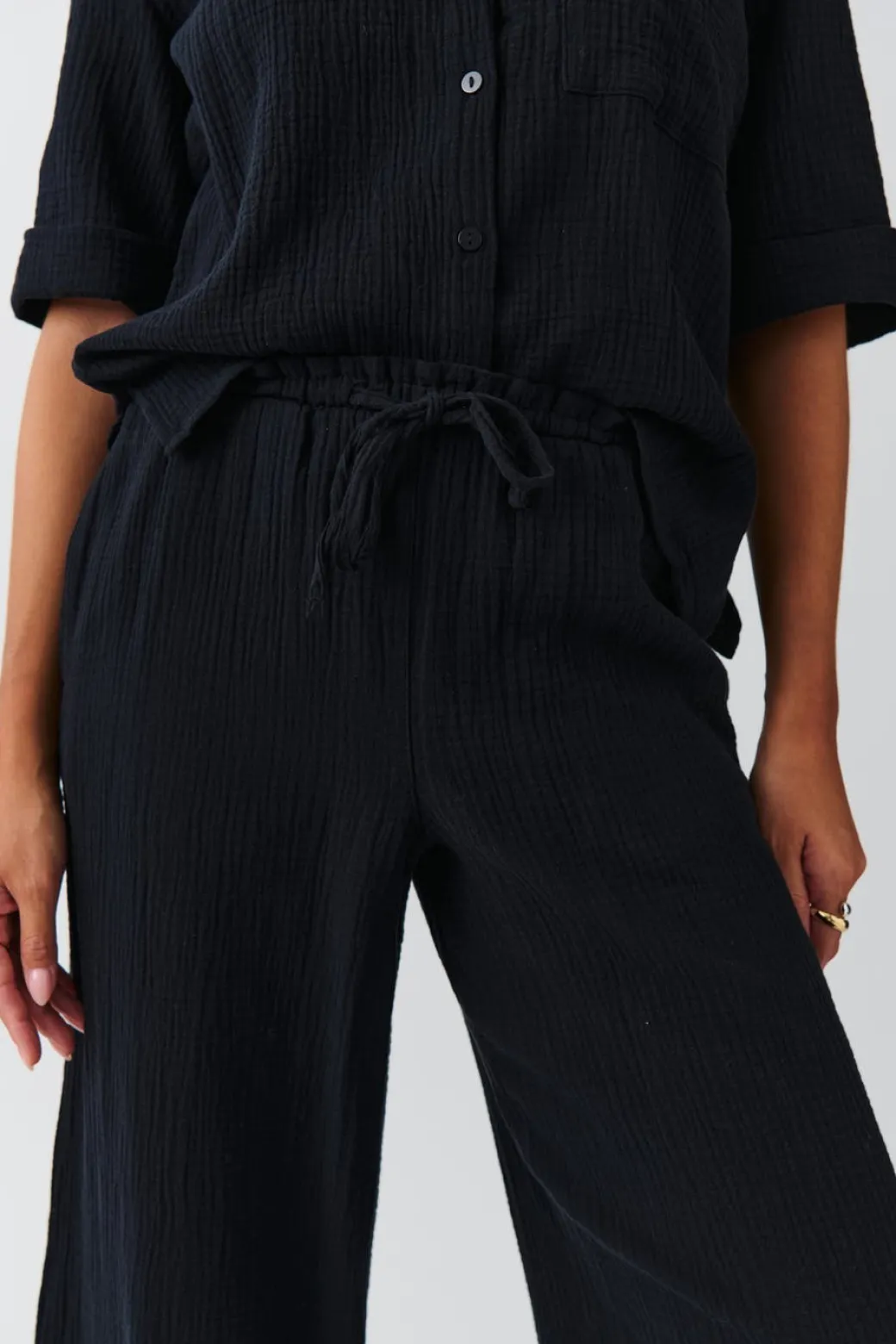 Gauze trousers