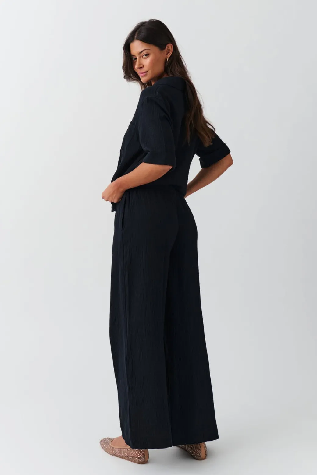 Gauze trousers