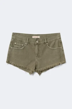 Glow low denim shorts