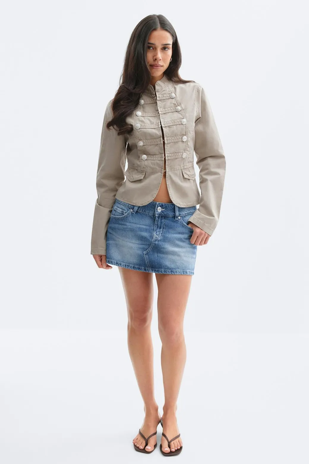 Glow low mini skirt