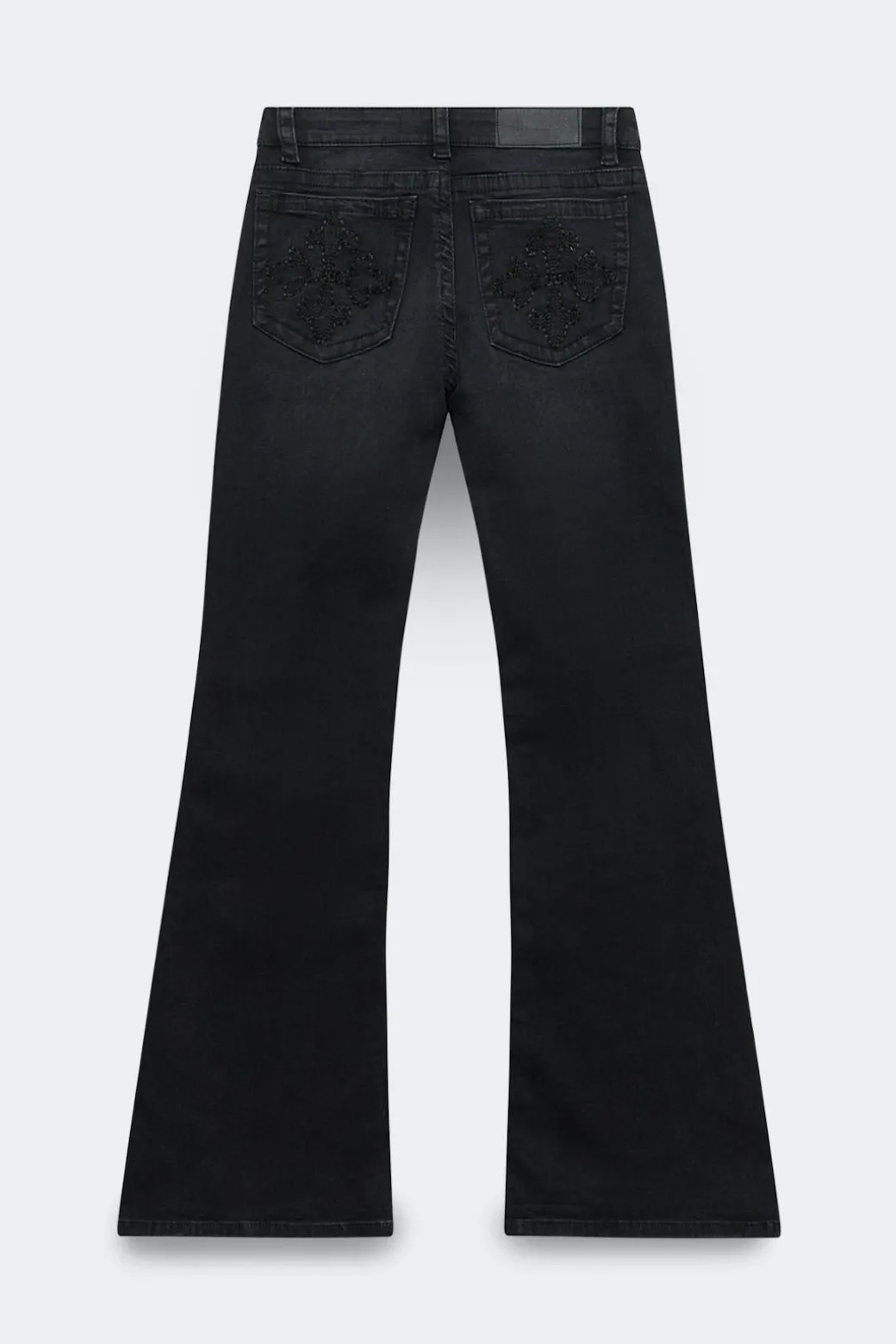 Glow rise flare tall jeans