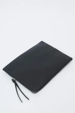 Grained pu laptop case