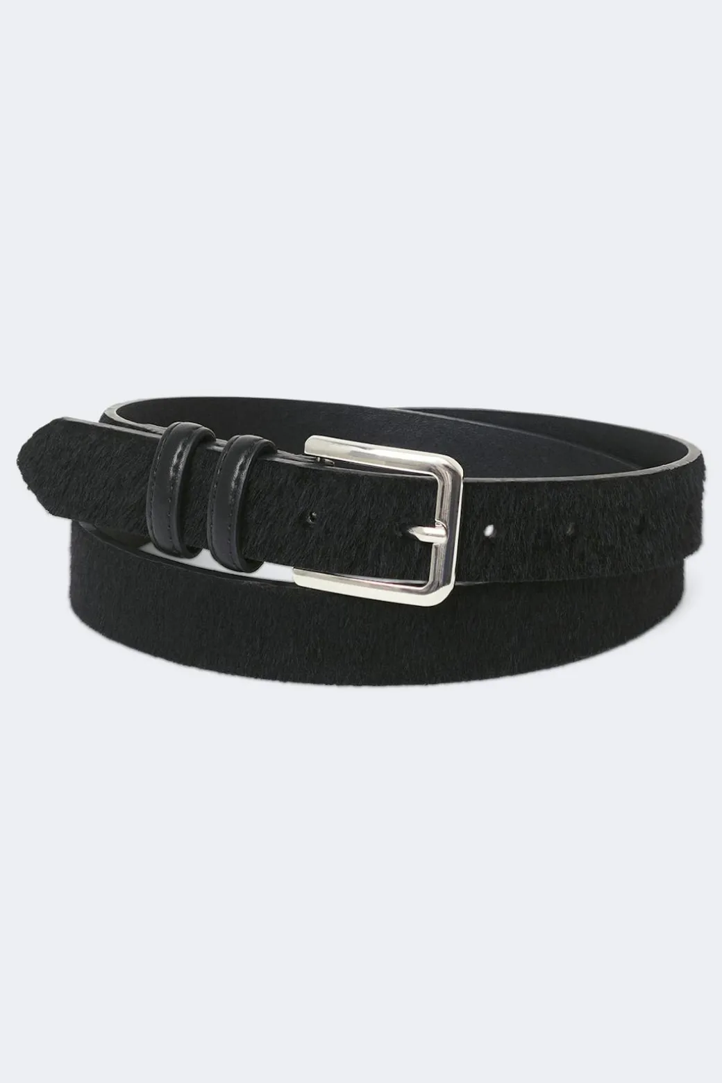 Hair-on hip belt