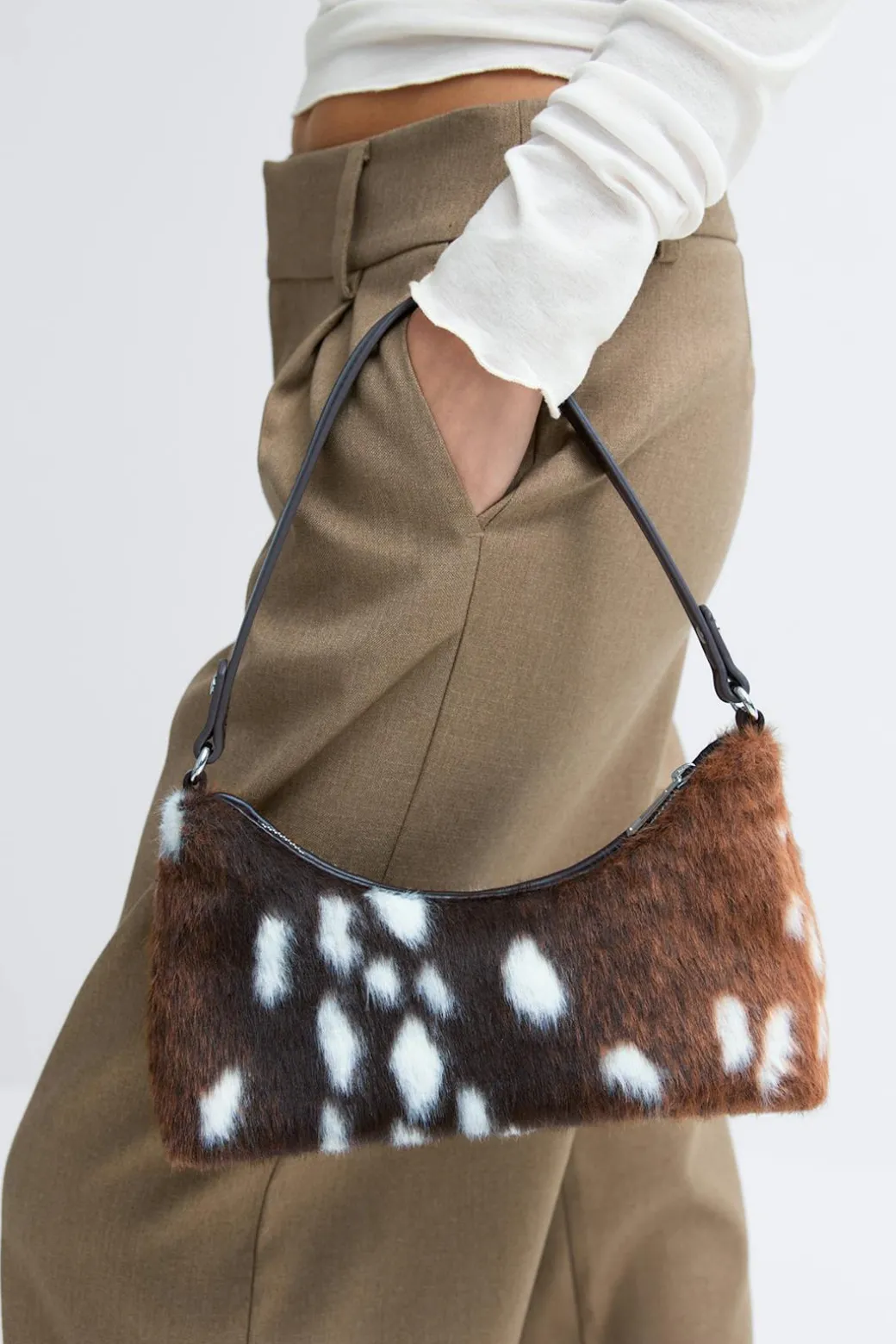 Hair-on mini bag