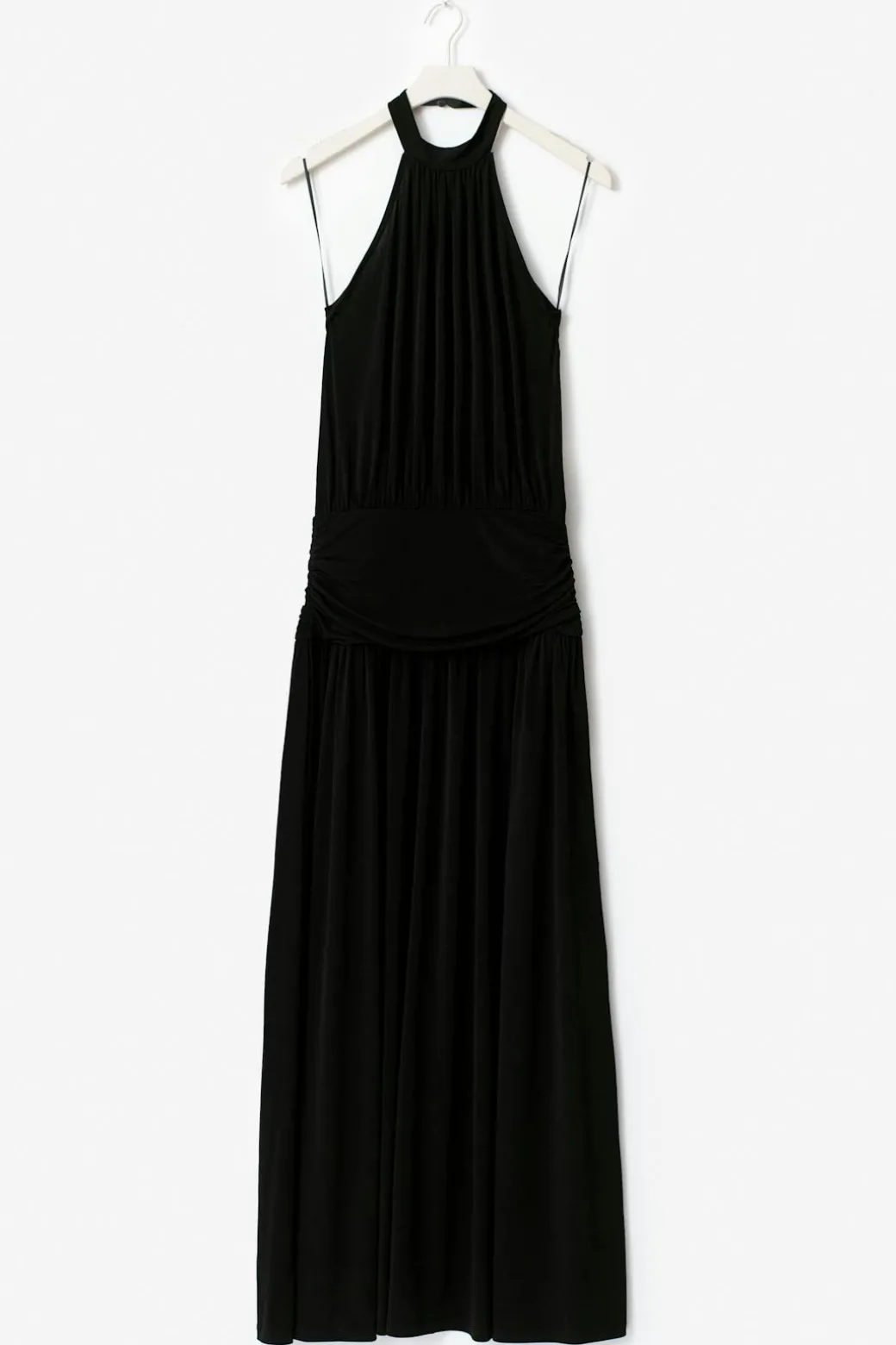 Halterneck maxi dress