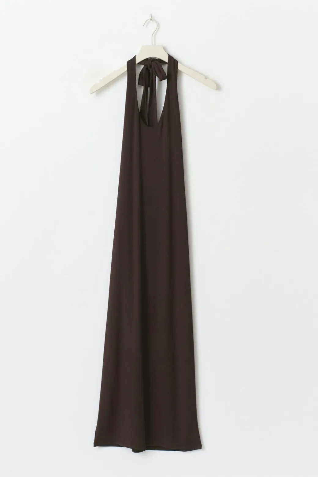 Halterneck midaxi dress