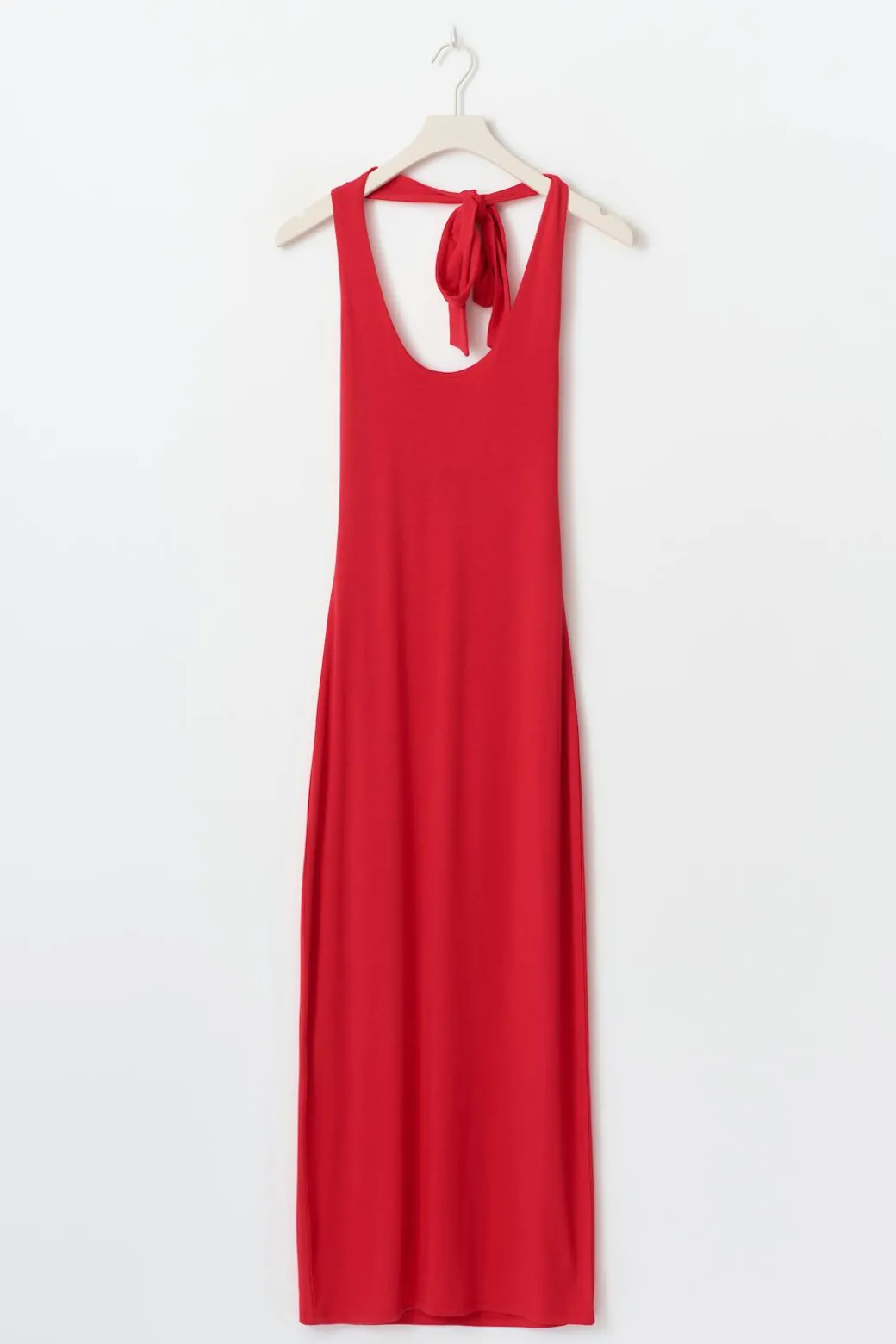 Halterneck midaxi dress