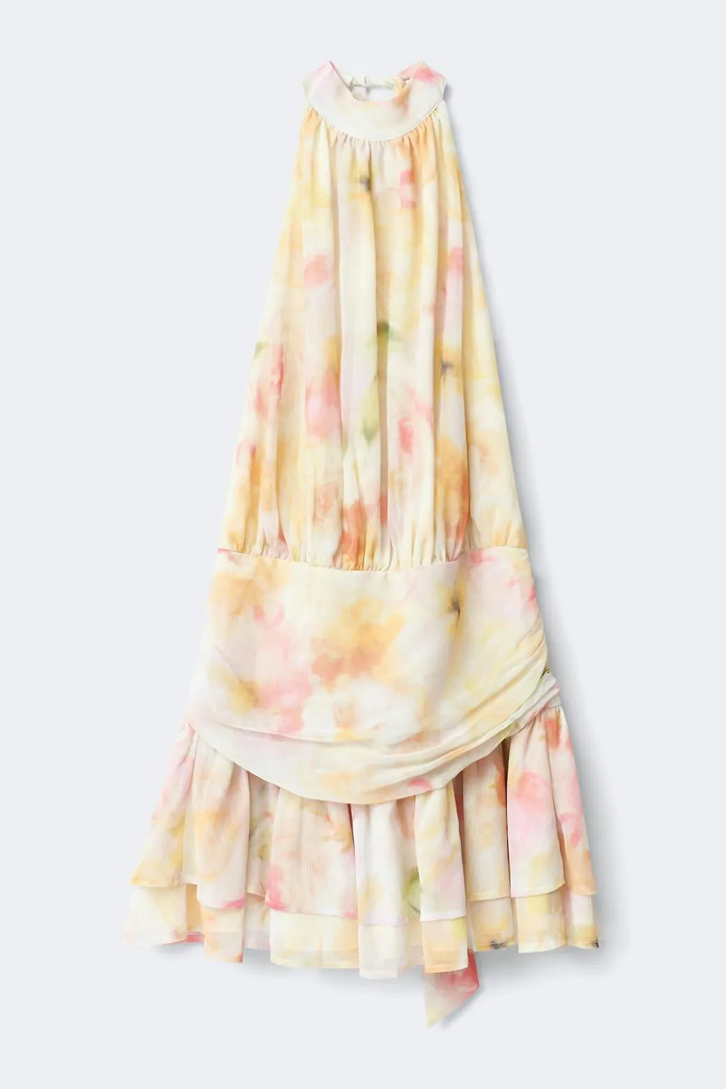 Halterneck mini dress