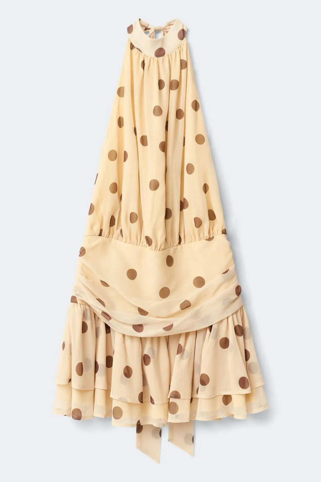 Halterneck mini dress