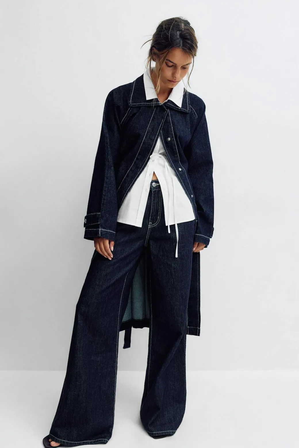 High and wide jeans