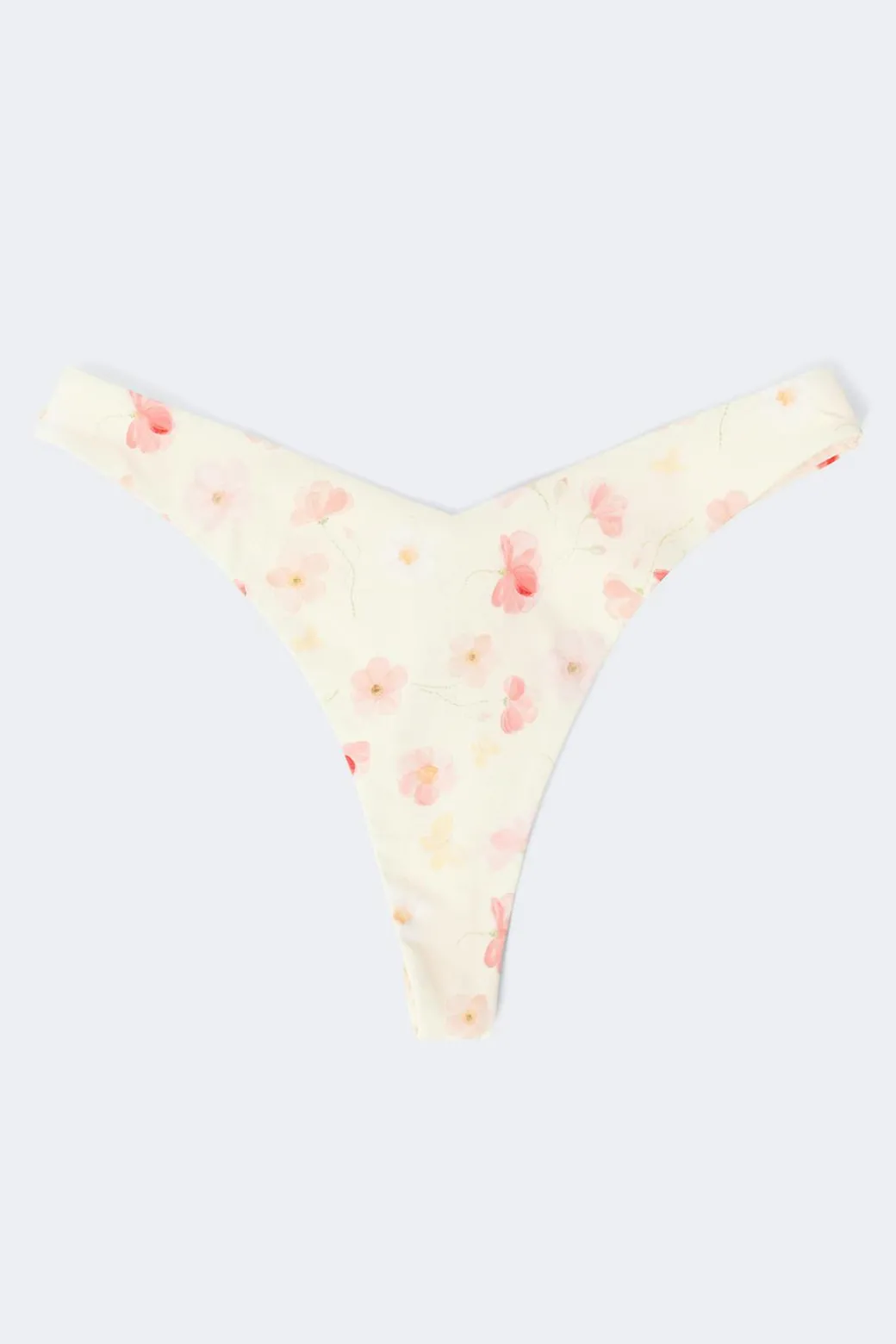 High bikini thong