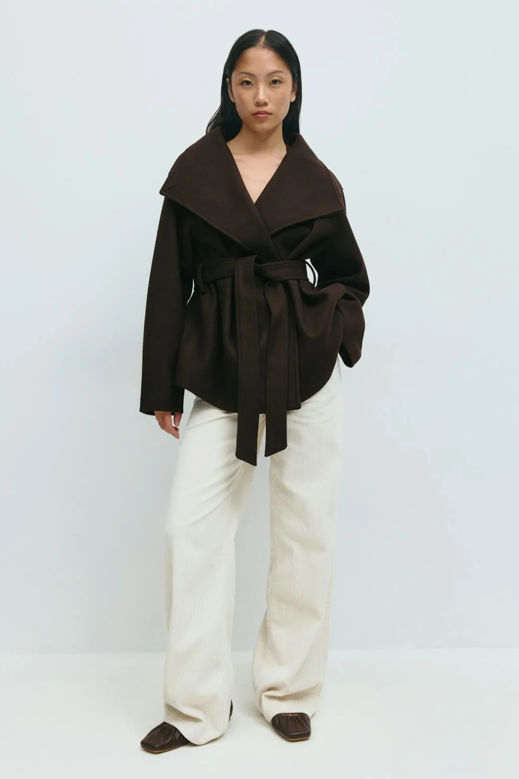 High neck short jacket