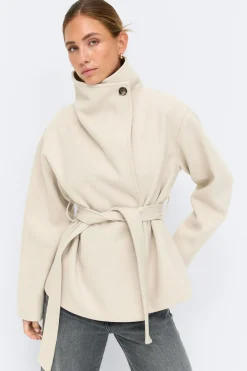 High neck short jacket