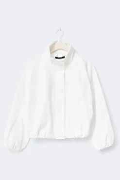 High neck sporty jacket
