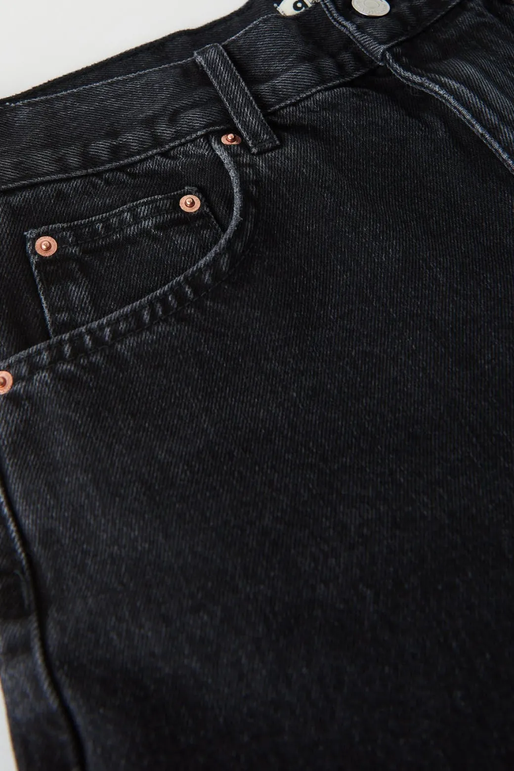 High waist denim shorts