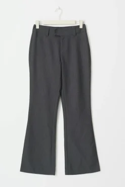 High waist flare trousers