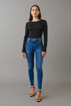 high waist jeans