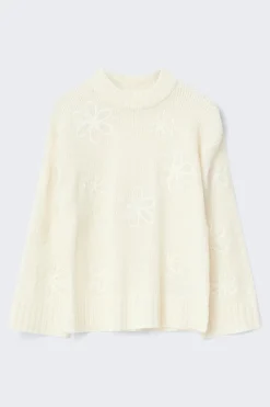 Jacquard knitted sweater