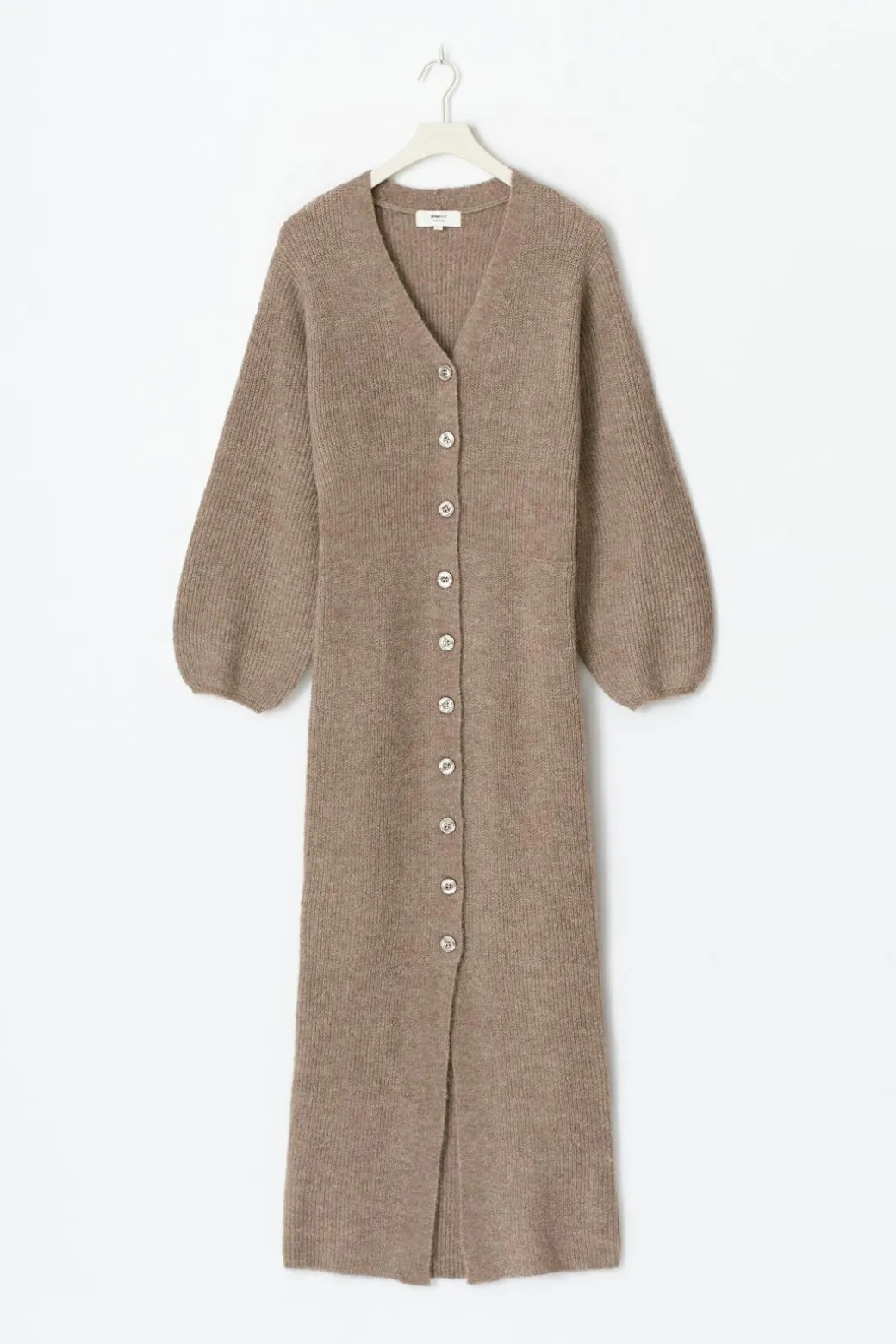 Knitted button down dress