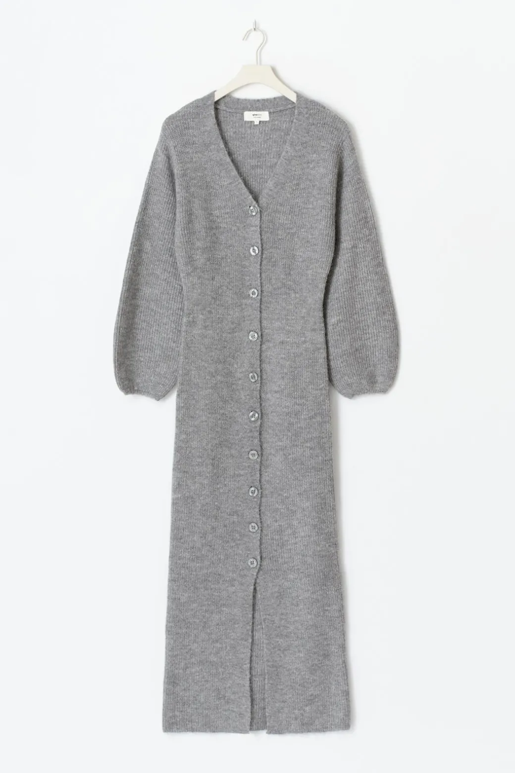 Knitted button down dress