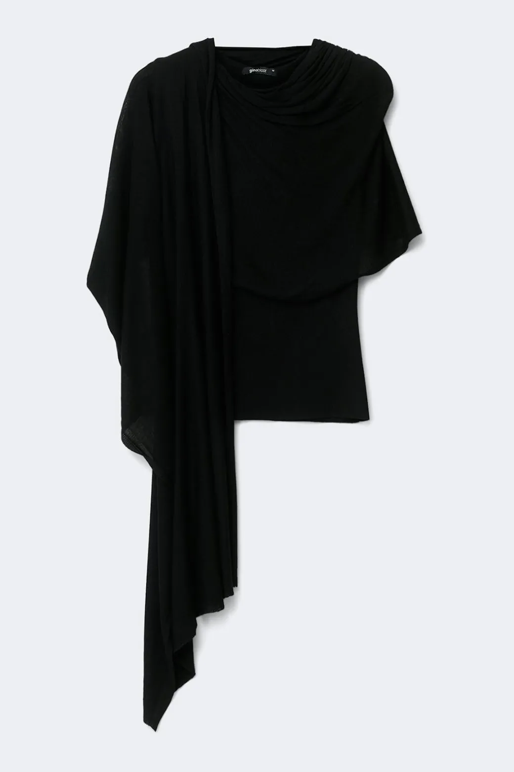 Knitted cape top